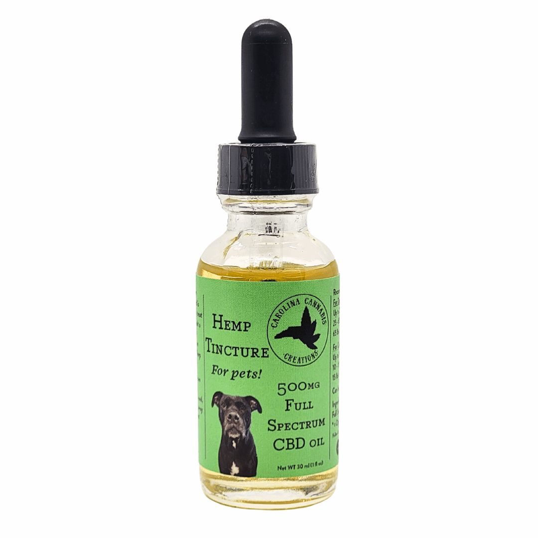 Pet Tincture 500mg CBD | Carolina Cannabis Creations - High Five CBD