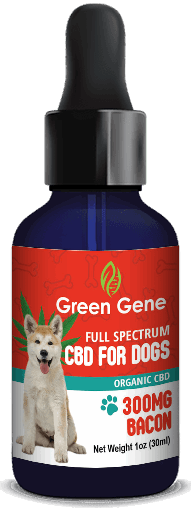 Full Spectrum CBD Oil for Dogs Bacon Flavor for Canine Happiness (300MG-600MG) - High Five CBD