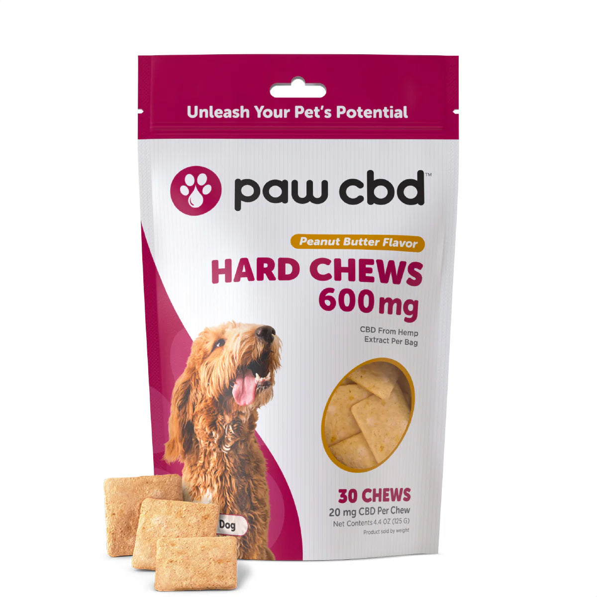 CBD Dog Treats Peanut Butter for Canine Happiness - (300MG - 600MG) - High Five CBD